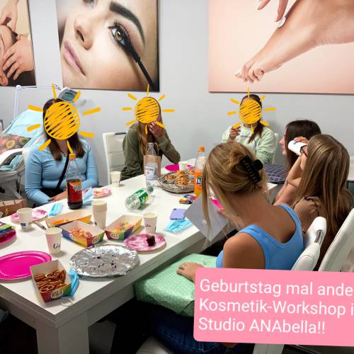 Kosmetik-Workshop Kindergeburtstag