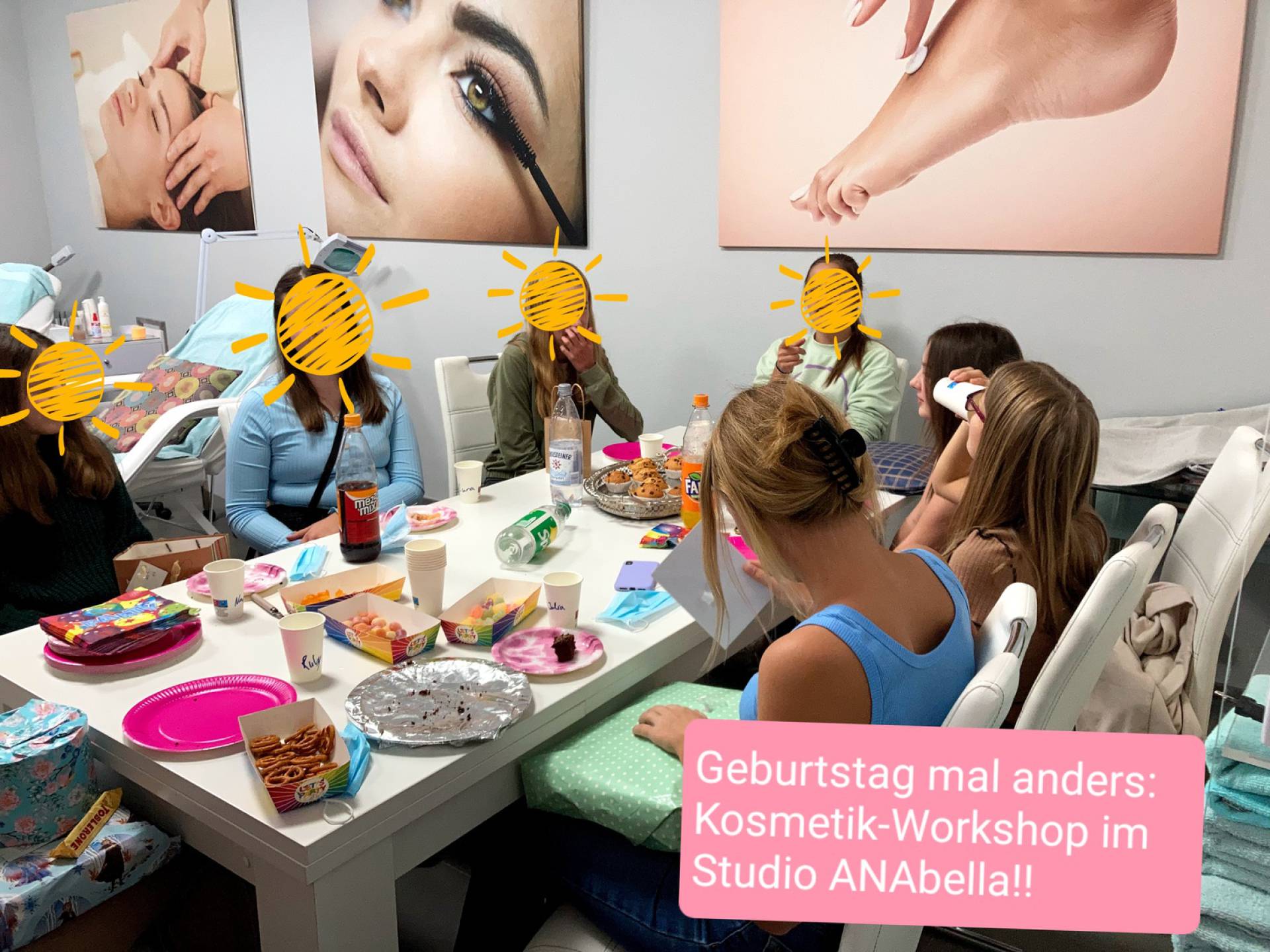 Kosmetik-Workshop Kindergeburtstag